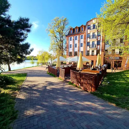 Przystan 21 - View Apartament, Bulwar, Klimatyzacja, Wanna, Parking * Iława